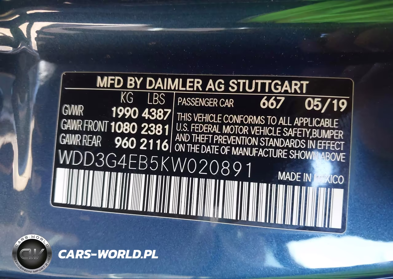 2019 Mercedes-Benz A 220 VIN:WDD3G4EB5KW020891 - 9