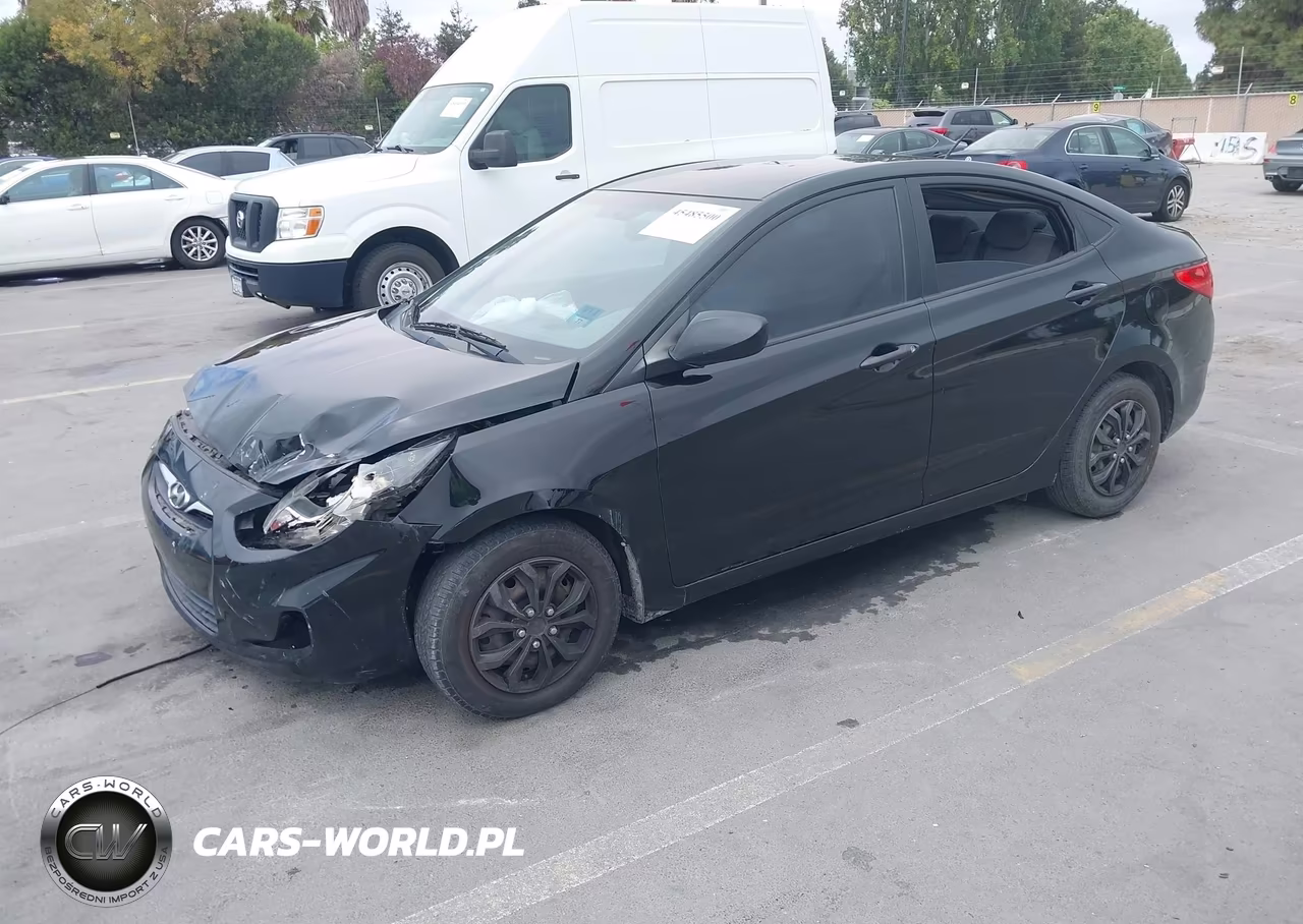 2012 Hyundai Accent Gls VIN:KMHCT4AE2CU142476 - 2