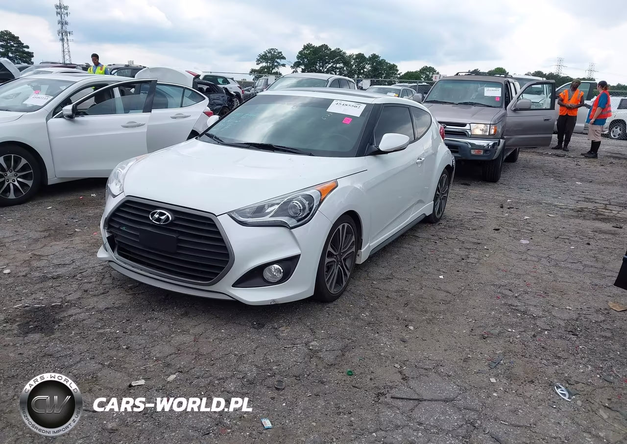 2016 Hyundai Veloster Turbo VIN:KMHTC6AE1GU289891 - 2