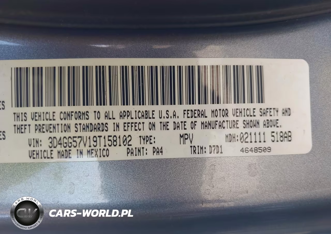 2009 Dodge Journey Sxt VIN:3D4GG57V19T158102 - 9