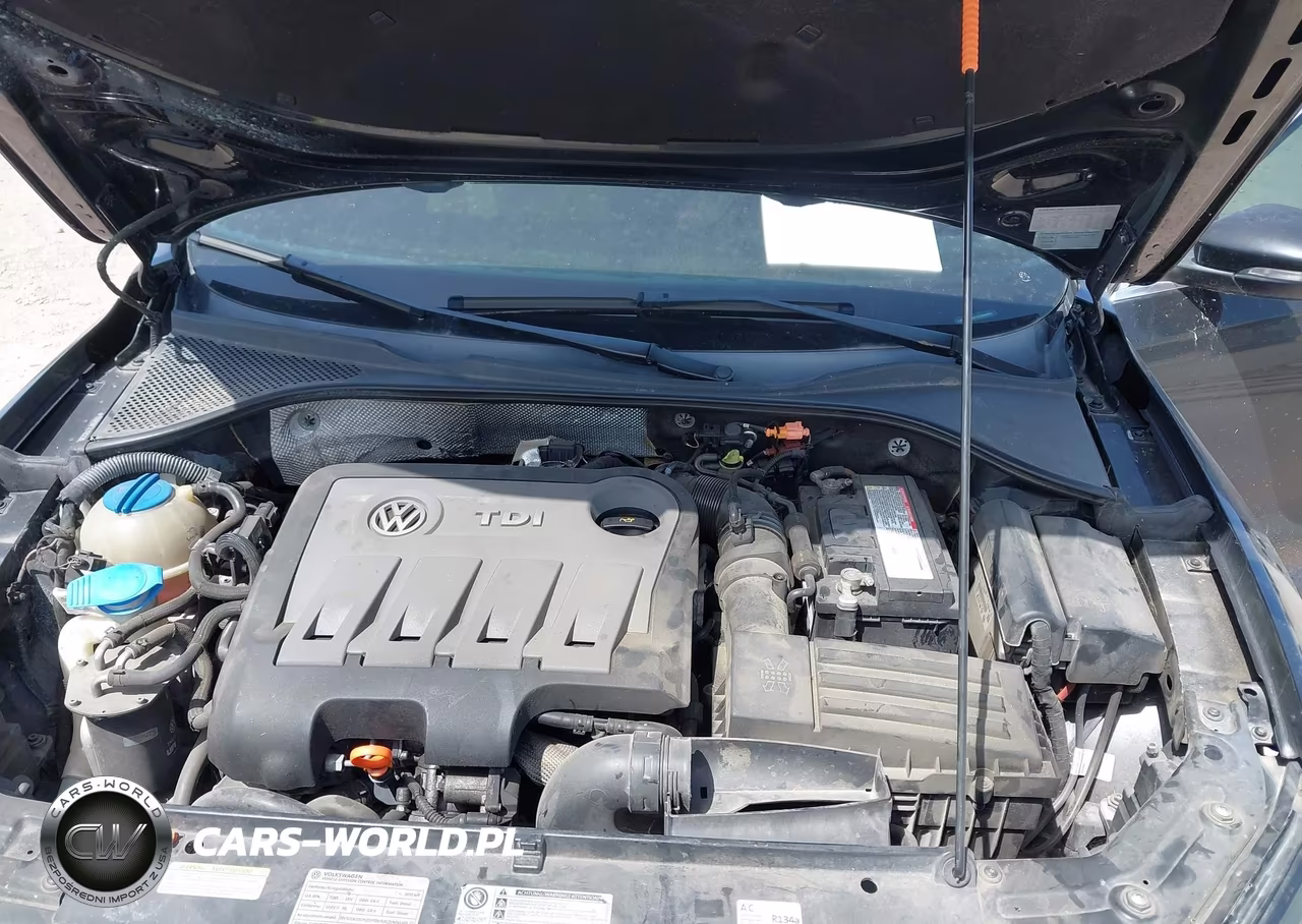 2012 Volkswagen Passat 2.0L Tdi Se VIN:1VWBN7A31CC069694 - 10