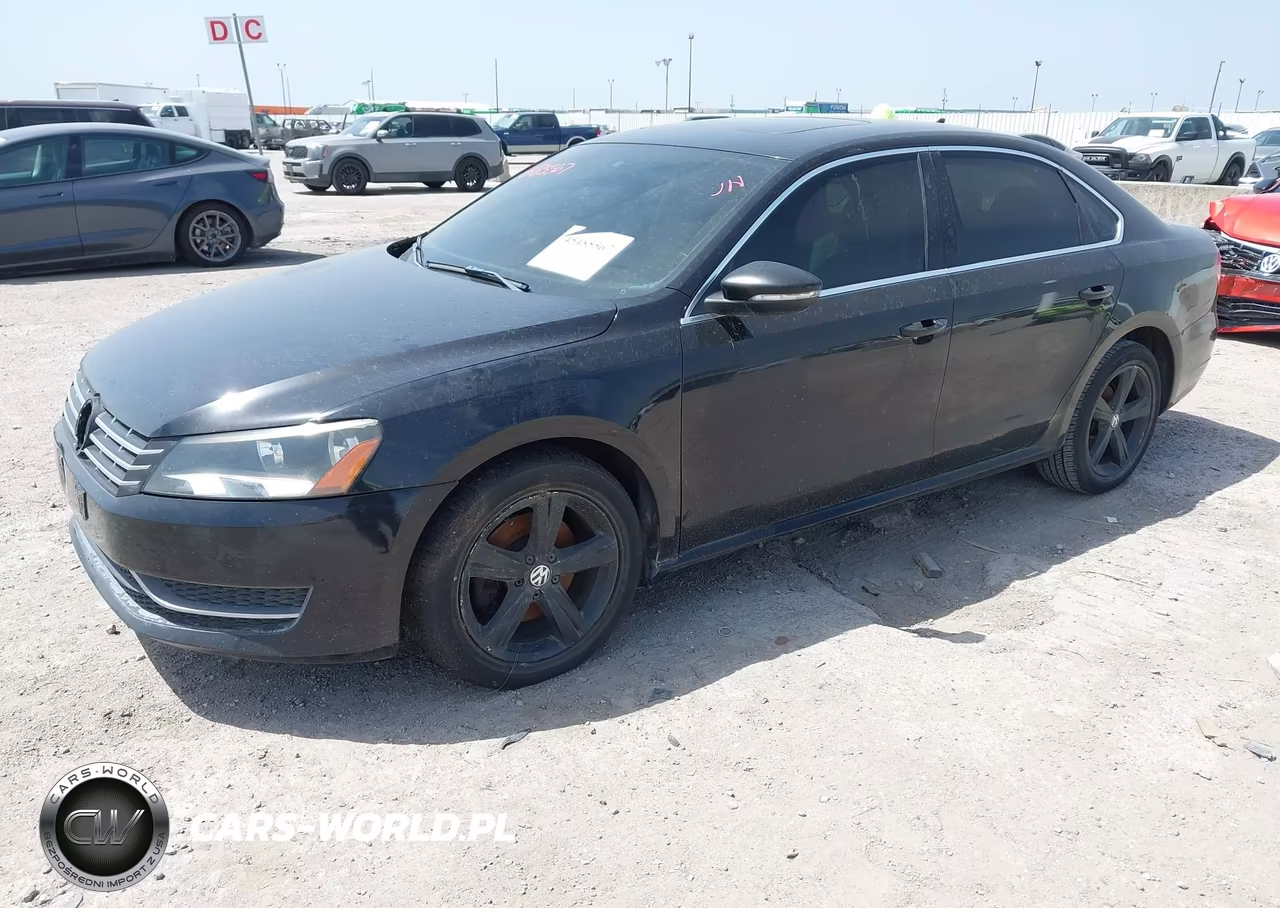 2012 Volkswagen Passat 2.0L Tdi Se VIN:1VWBN7A31CC069694 - 2