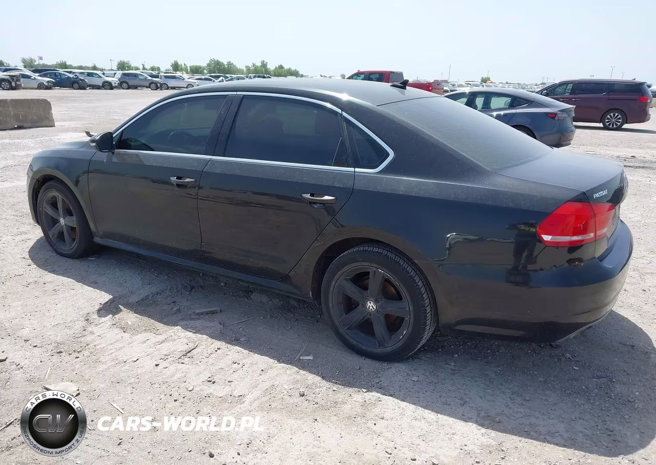 2012 Volkswagen Passat 2.0L Tdi Se VIN:1VWBN7A31CC069694 - 3