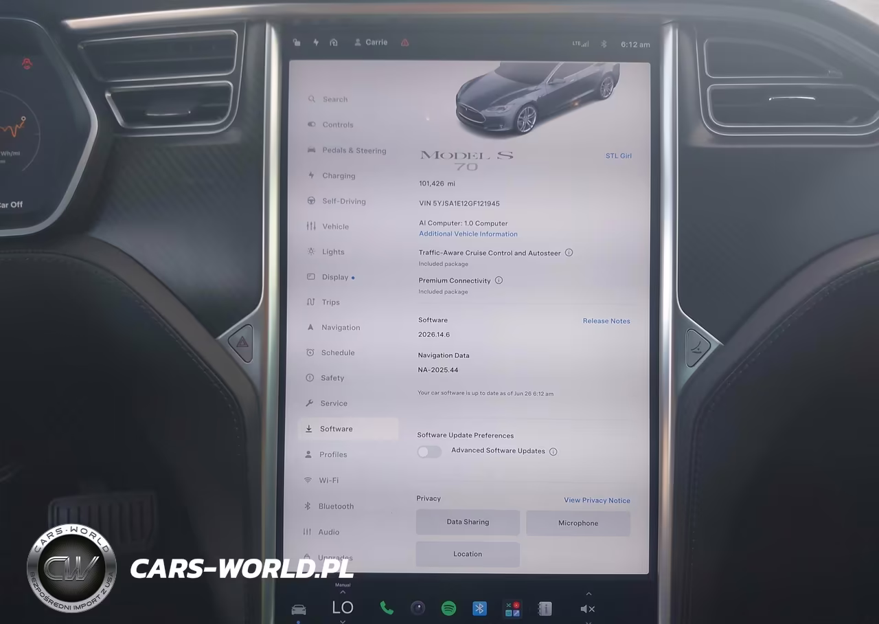 2016 Tesla Model S 60-70-75-85 VIN:5YJSA1E12GF121945 - 18