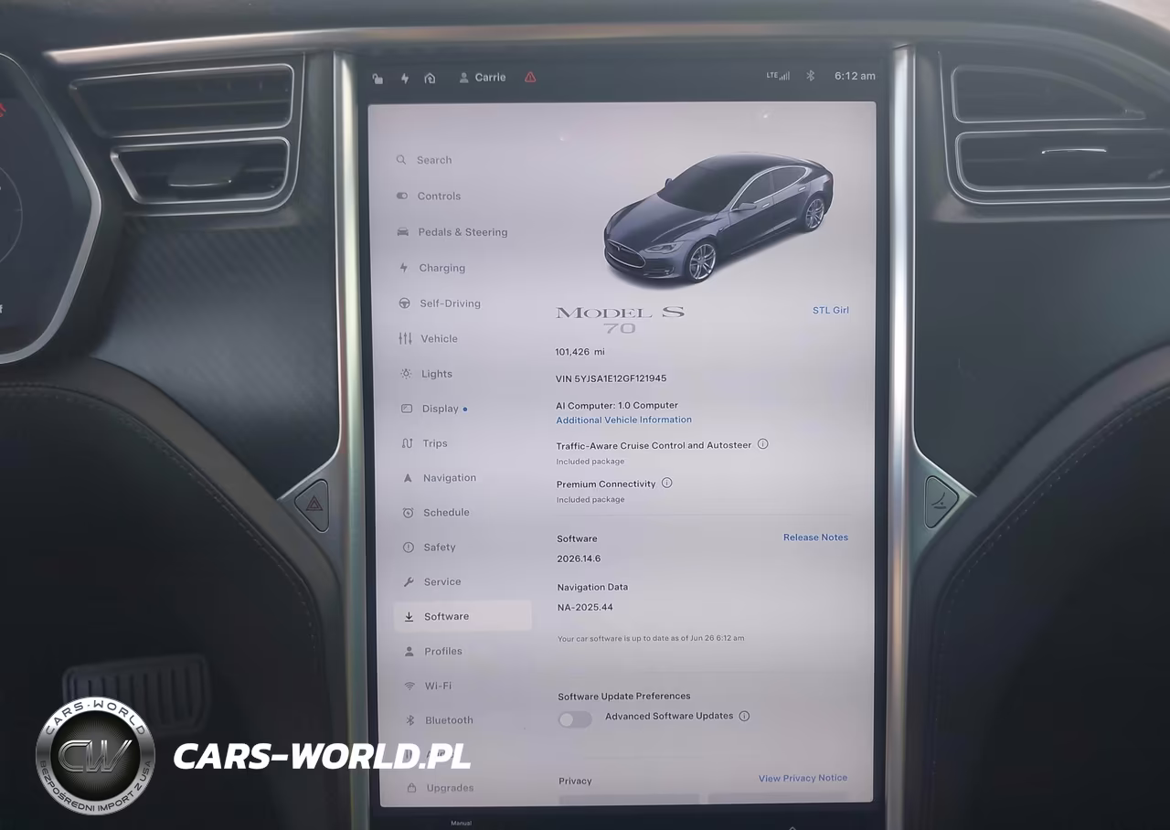 2016 Tesla Model S 60-70-75-85 VIN:5YJSA1E12GF121945 - 7