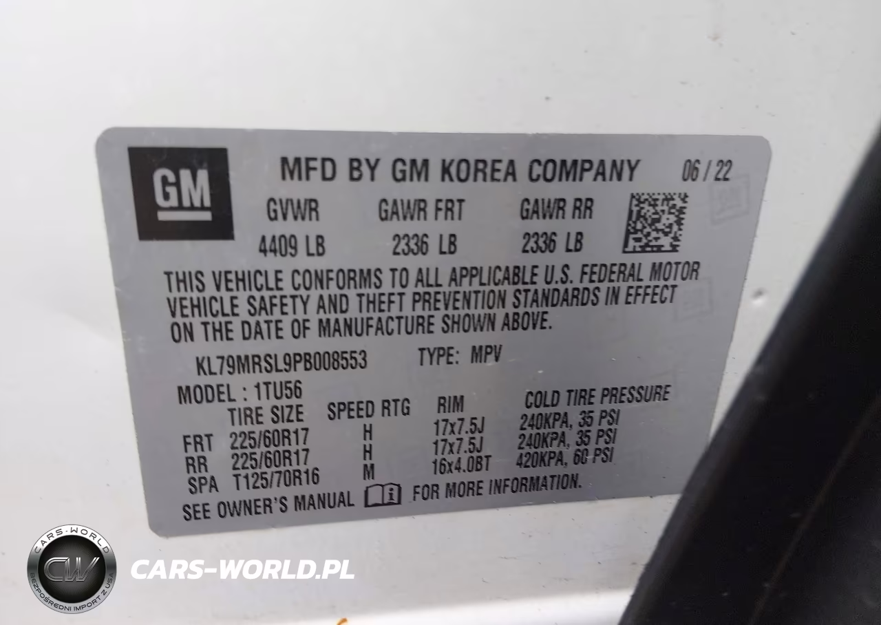 2023 Chevrolet Trailblazer Awd Lt VIN:KL79MRSL9PB008553 - 9