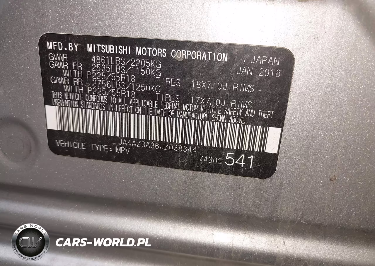 2018 Mitsubishi Outlander Se VIN:JA4AZ3A36JZ038344 - 9