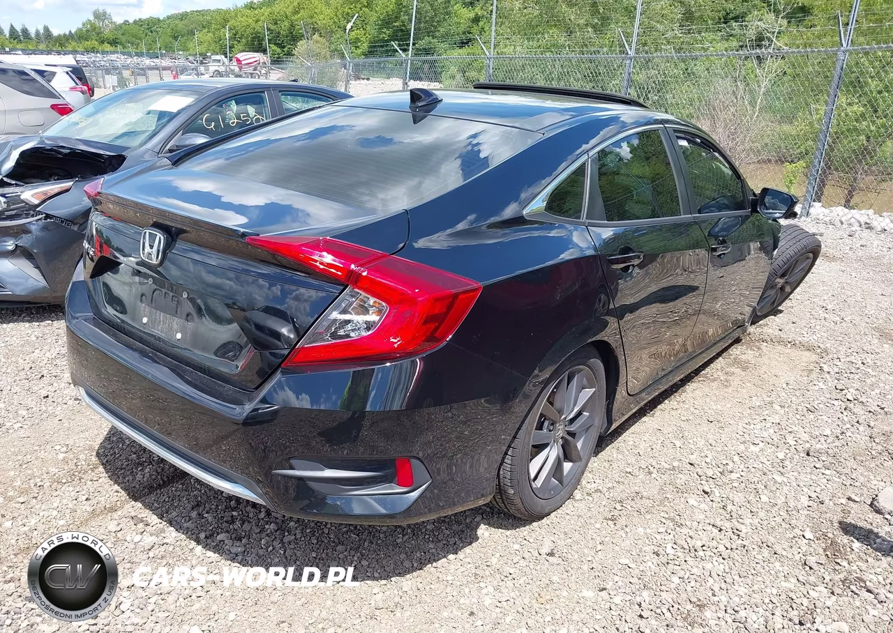 2019 Honda Civic Ex VIN:JHMFC1F34KX001685 - 4