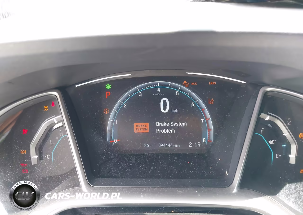 2019 Honda Civic Ex VIN:JHMFC1F34KX001685 - 7