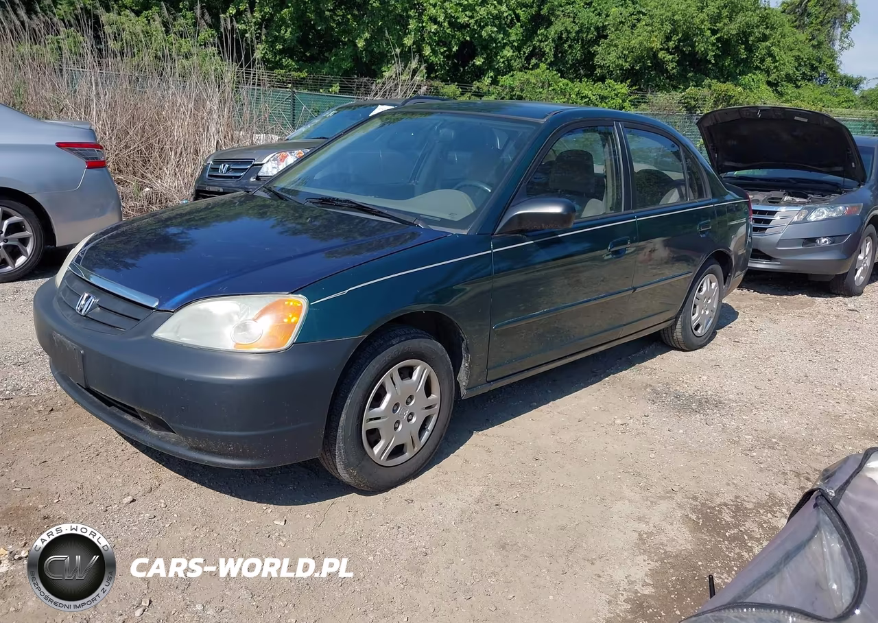 2002 Honda Civic Lx VIN:2HGES16592H593396 - 2