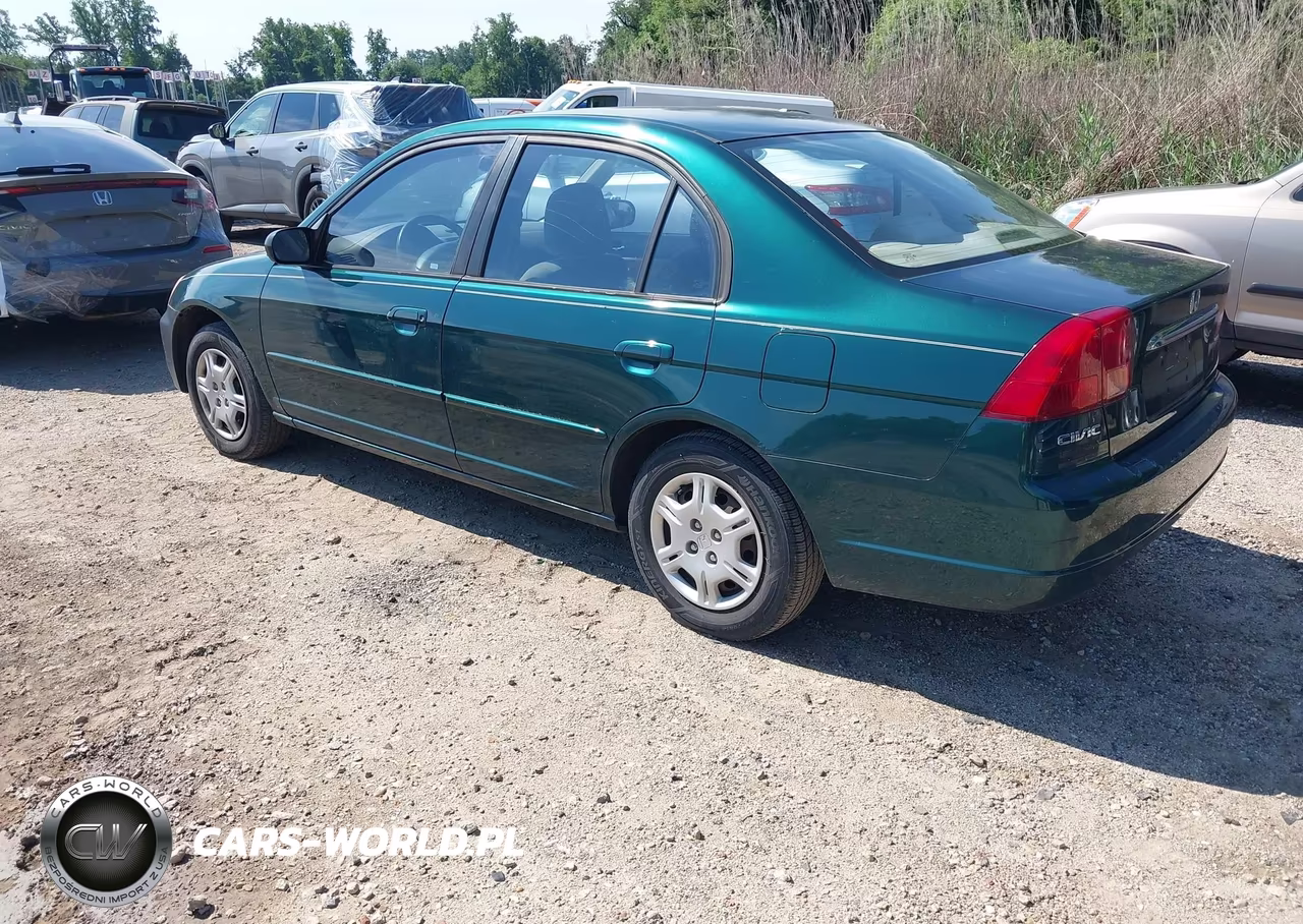 2002 Honda Civic Lx VIN:2HGES16592H593396 - 3