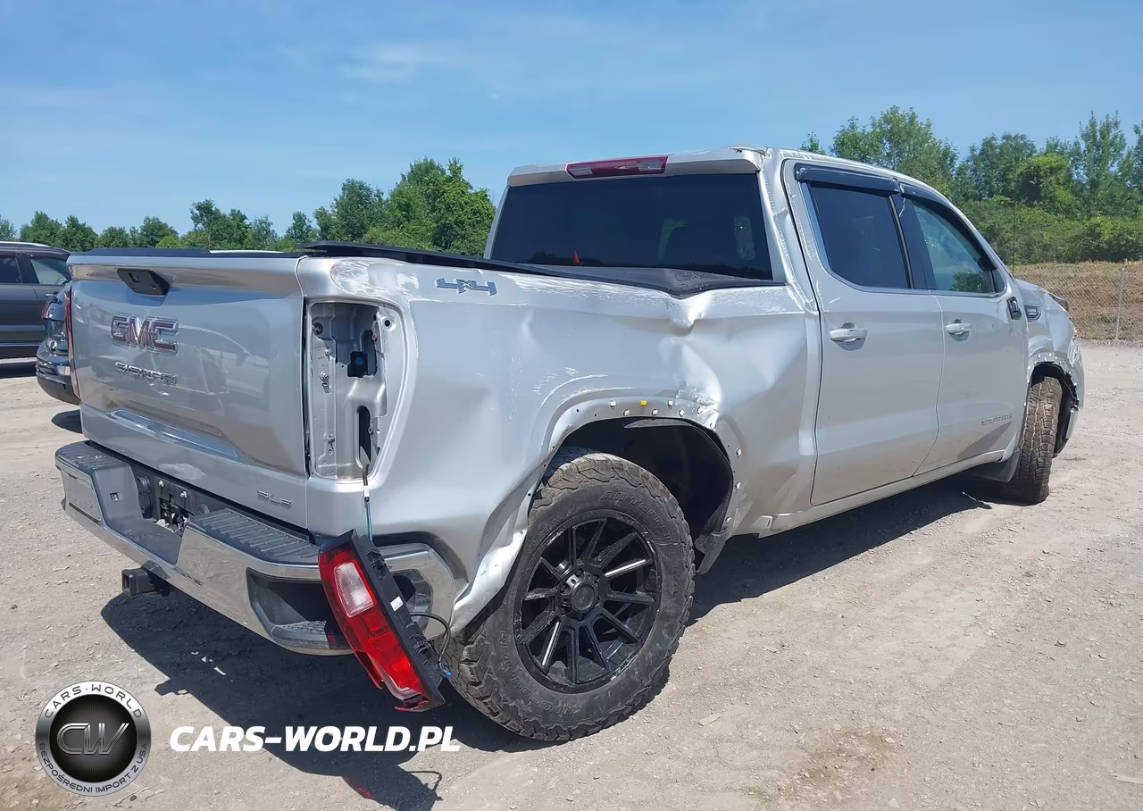 2021 GMC Sierra 1500 4Wd Short Box Sle VIN:1GTU9BET7MZ236782 - 4
