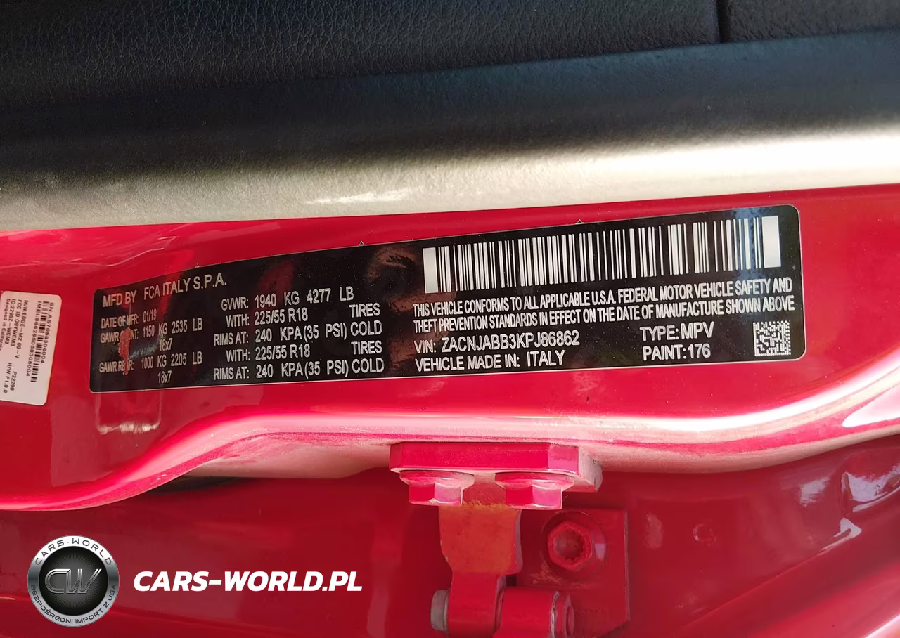2019 Jeep Renegade Altitude Fwd VIN:ZACNJABB3KPJ86862 - 9