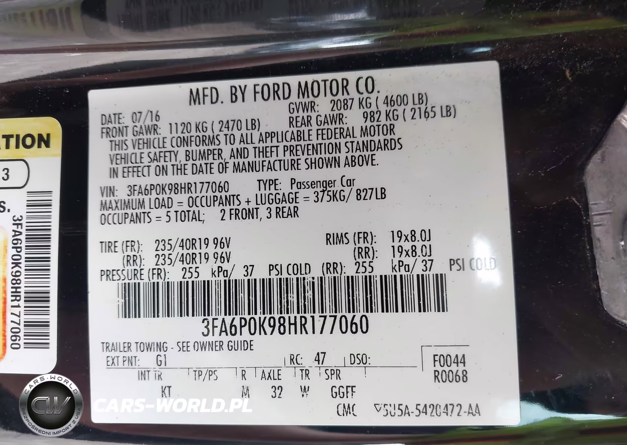 2017 Ford Fusion Titanium VIN:3FA6P0K98HR177060 - 9