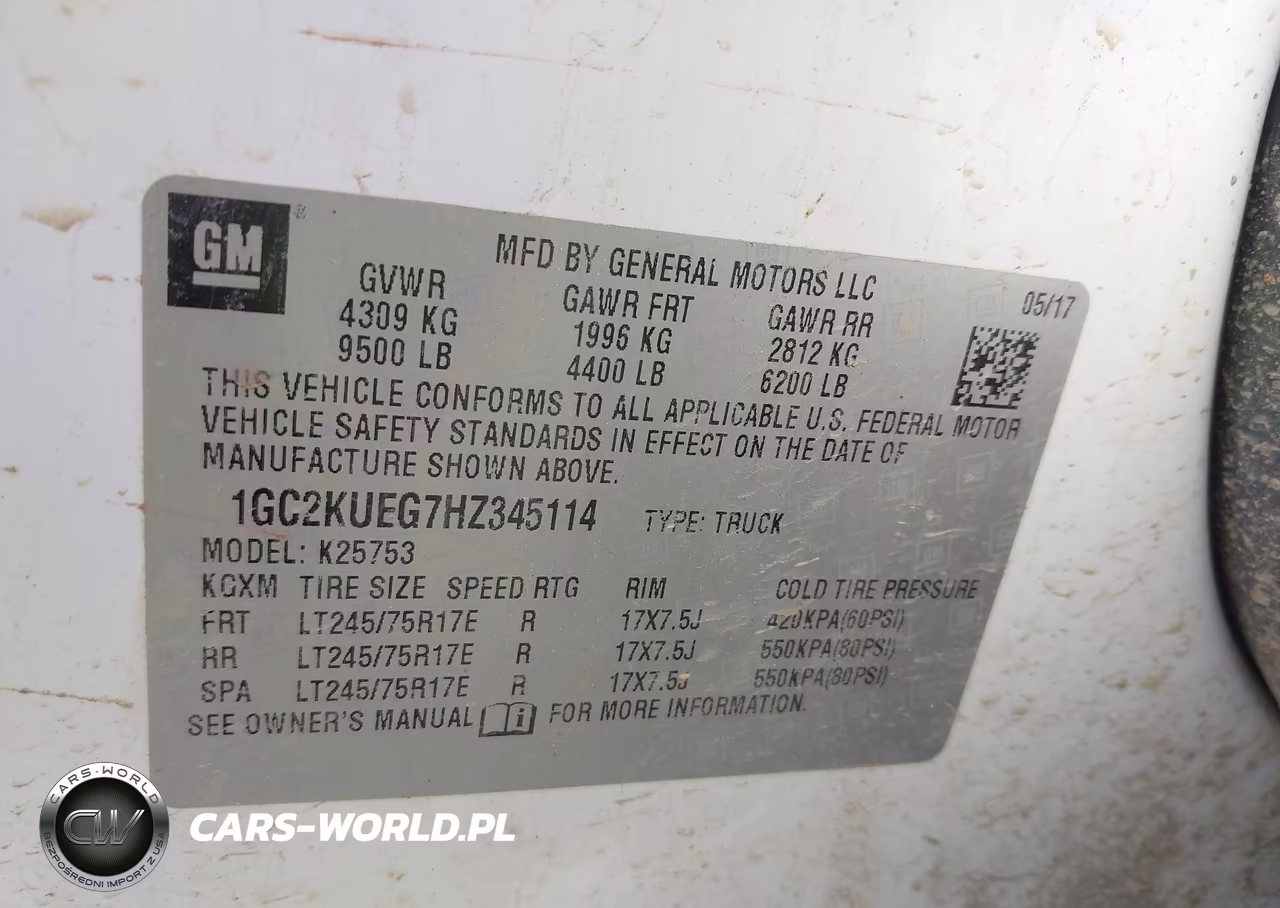 2017 Chevrolet Silverado 2500Hd Work Truck VIN:1GC2KUEG7HZ345114 - 9