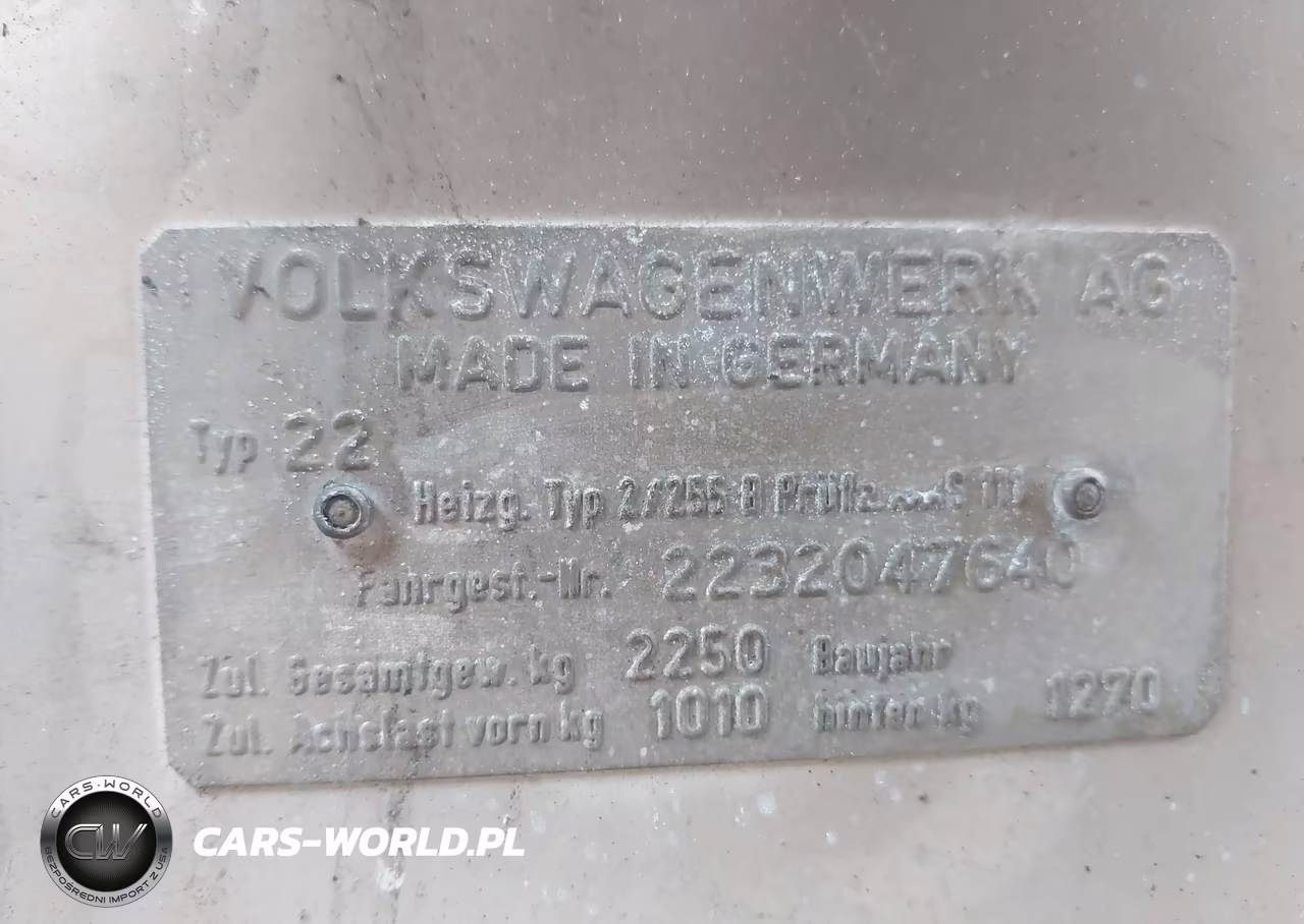 1973 Volkswagen Type 3 Wagon VIN:2232047640 - 9