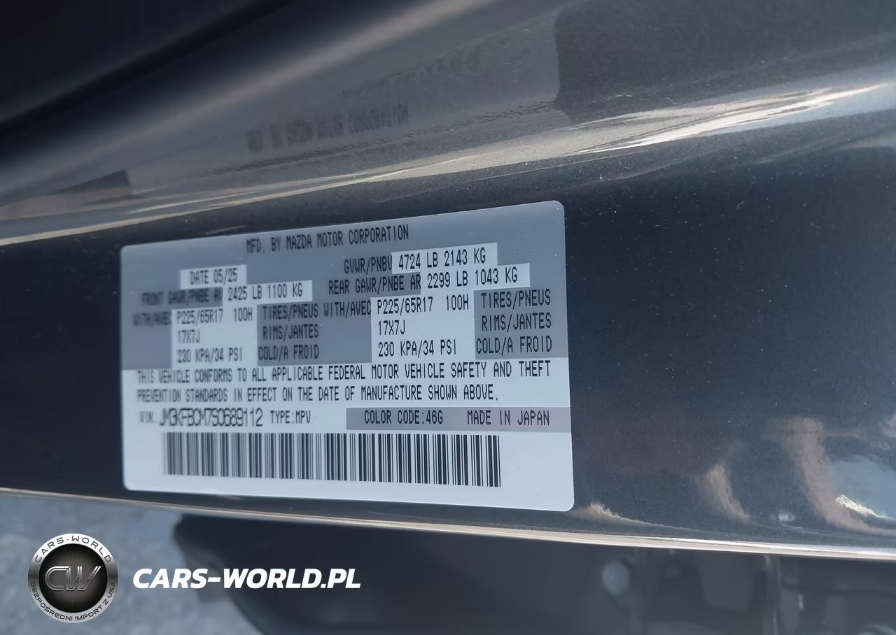 2025 Mazda Cx-5 2.5 S Preferred VIN:JM3KFBCM7S0689112 - 9