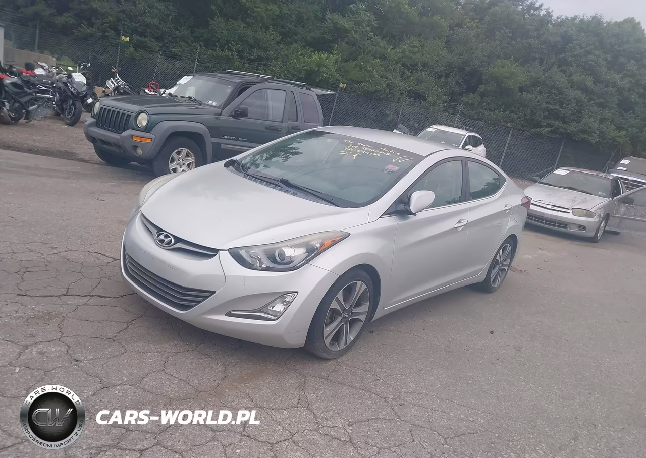 2016 Hyundai Elantra Sport VIN:KMHDH4AH9GU522579 - 2