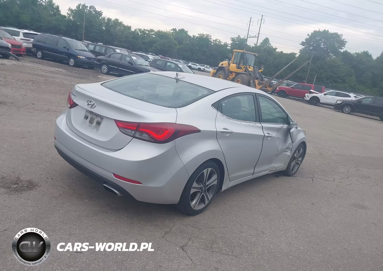 2016 Hyundai Elantra Sport VIN:KMHDH4AH9GU522579 - 4