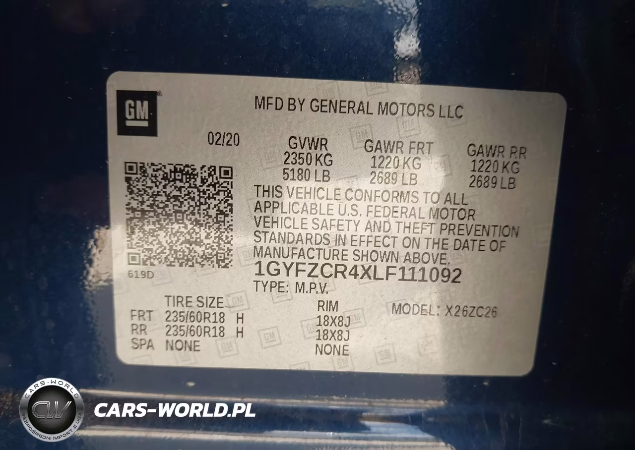 2020 Cadillac Xt4 Premium Luxury VIN:1GYFZCR4XLF111092 - 9