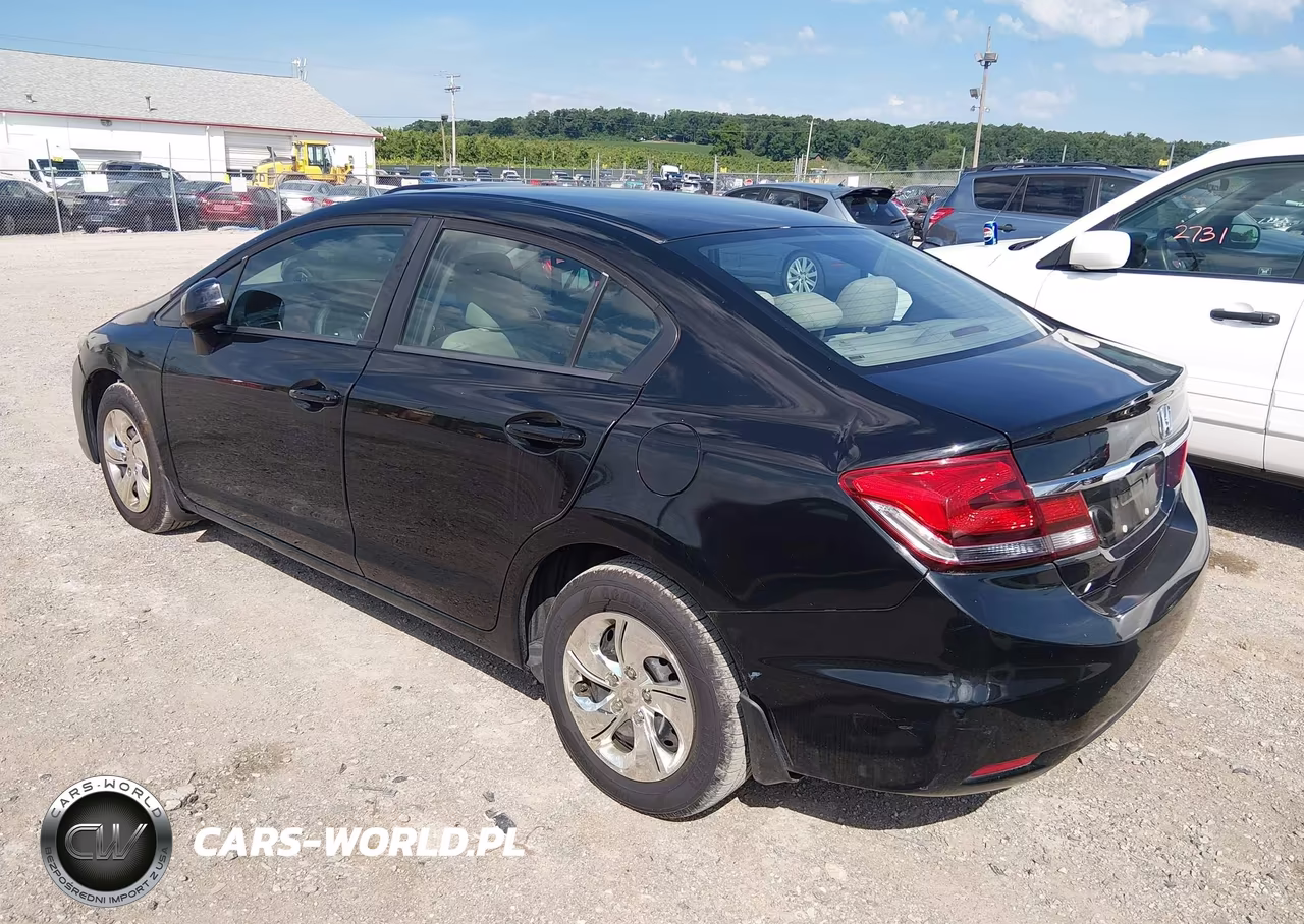 2013 Honda Civic Lx VIN:19XFB2F51DE242330 - 3