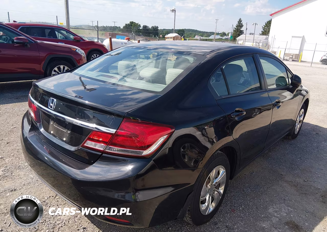 2013 Honda Civic Lx VIN:19XFB2F51DE242330 - 4