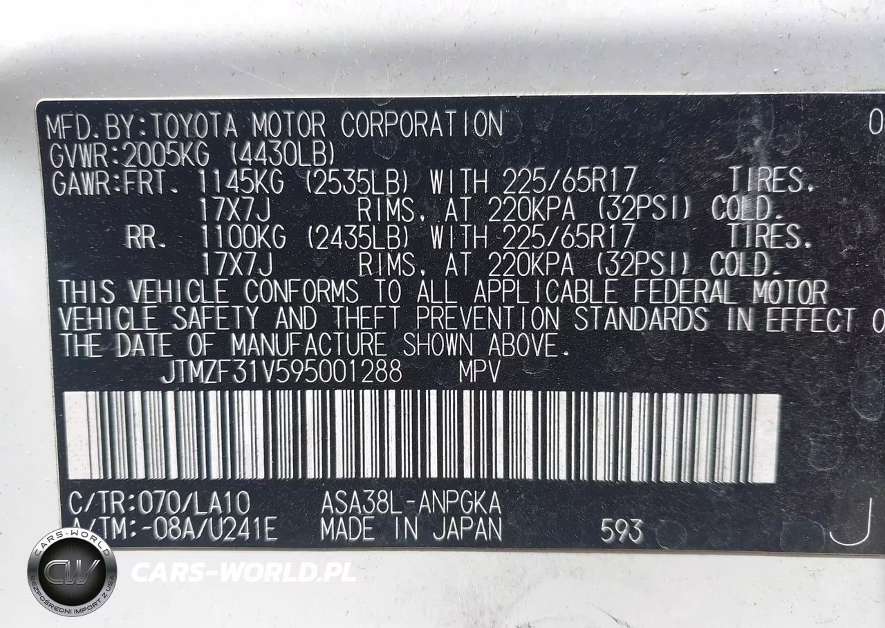 2009 Toyota Rav4 Limited VIN:JTMZF31V595001288 - 9