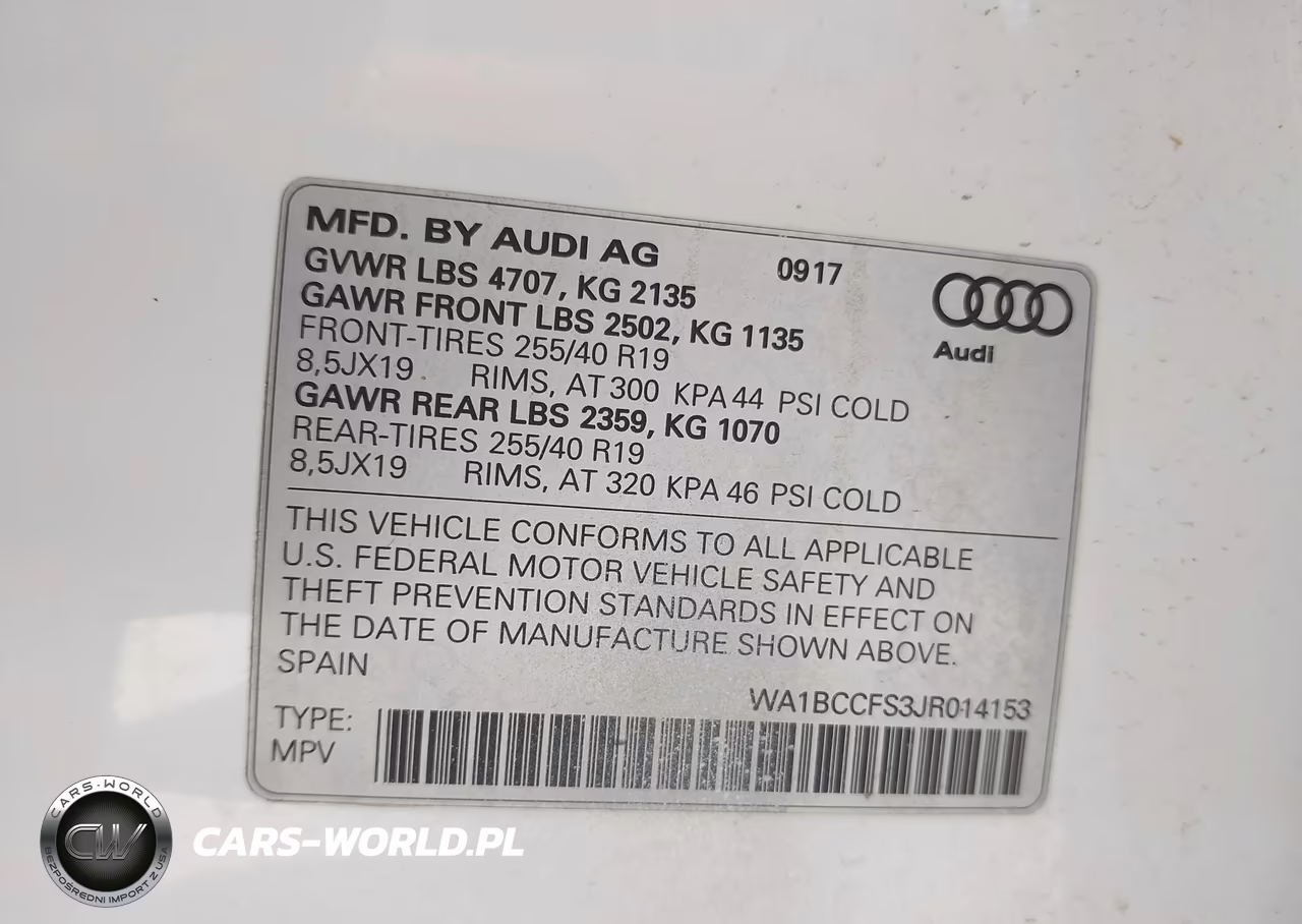 2018 Audi Q3 2.0T Premium-2.0T Sport Premium VIN:WA1BCCFS3JR014153 - 9