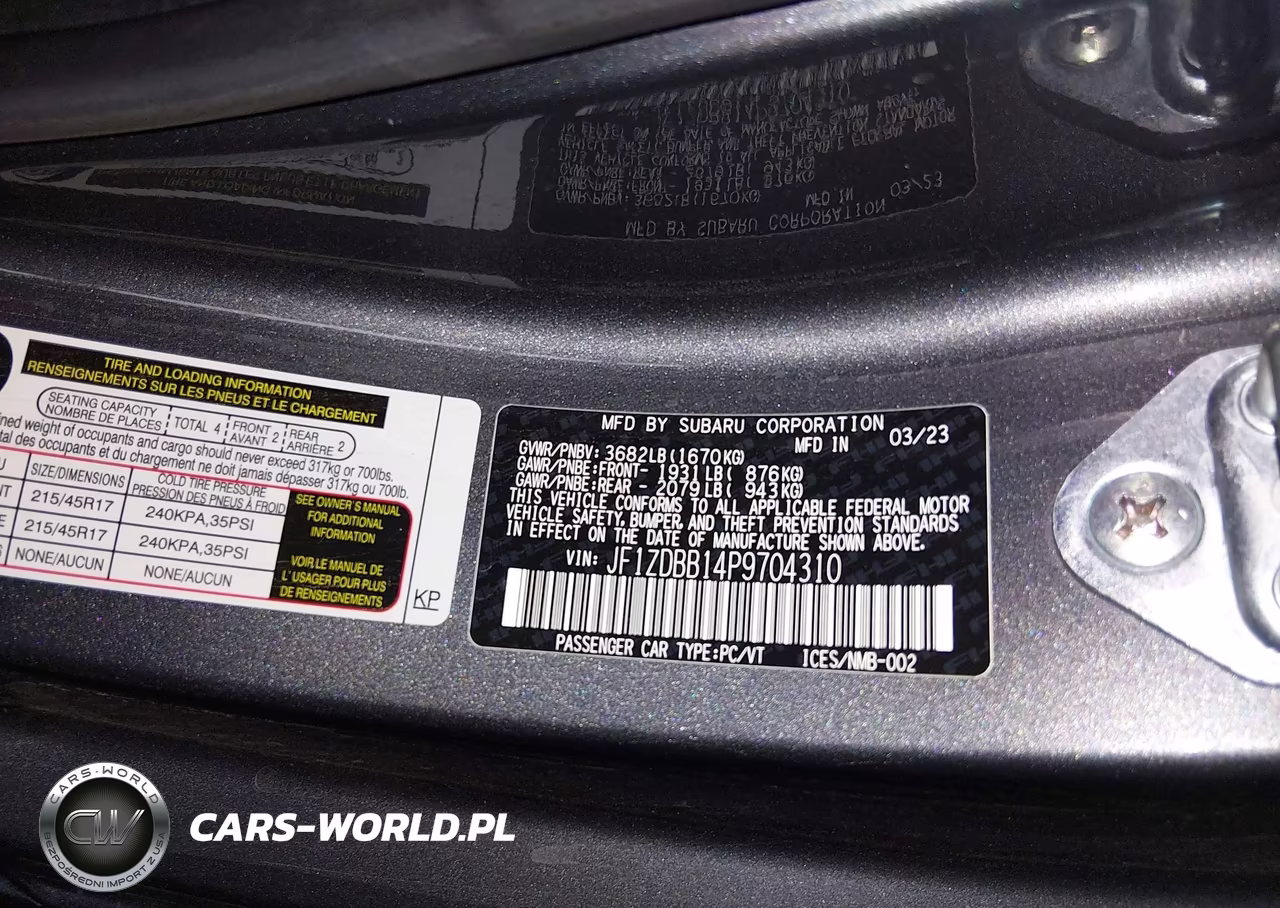undefined VIN:JF1ZDBB14P9704310 - 9