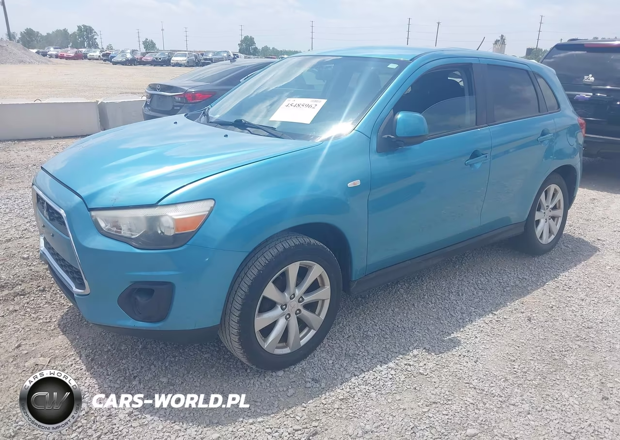 2013 Mitsubishi Outlander Sport Es VIN:4A4AP3AU0DE015957 - 2