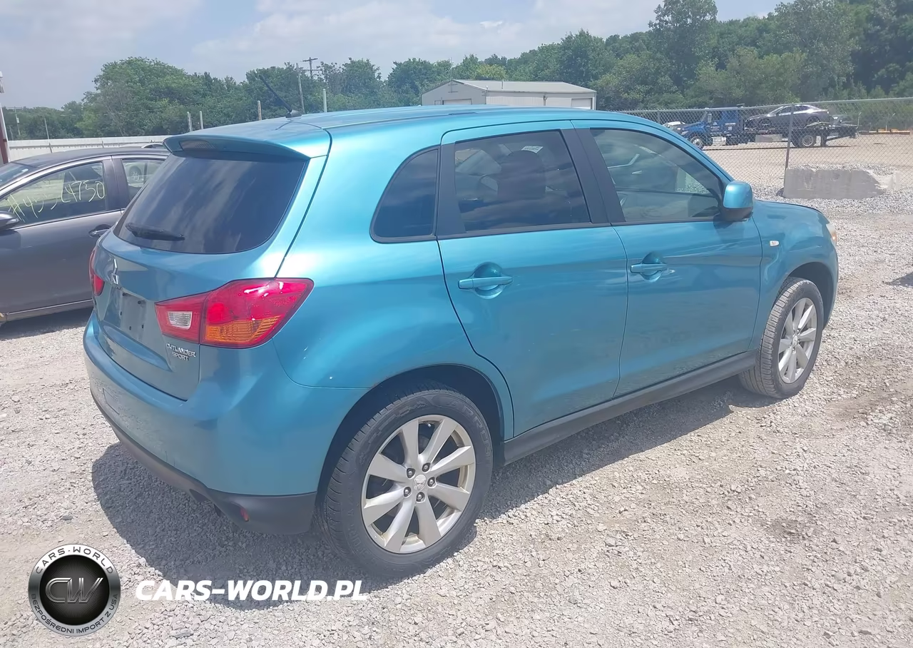 2013 Mitsubishi Outlander Sport Es VIN:4A4AP3AU0DE015957 - 4