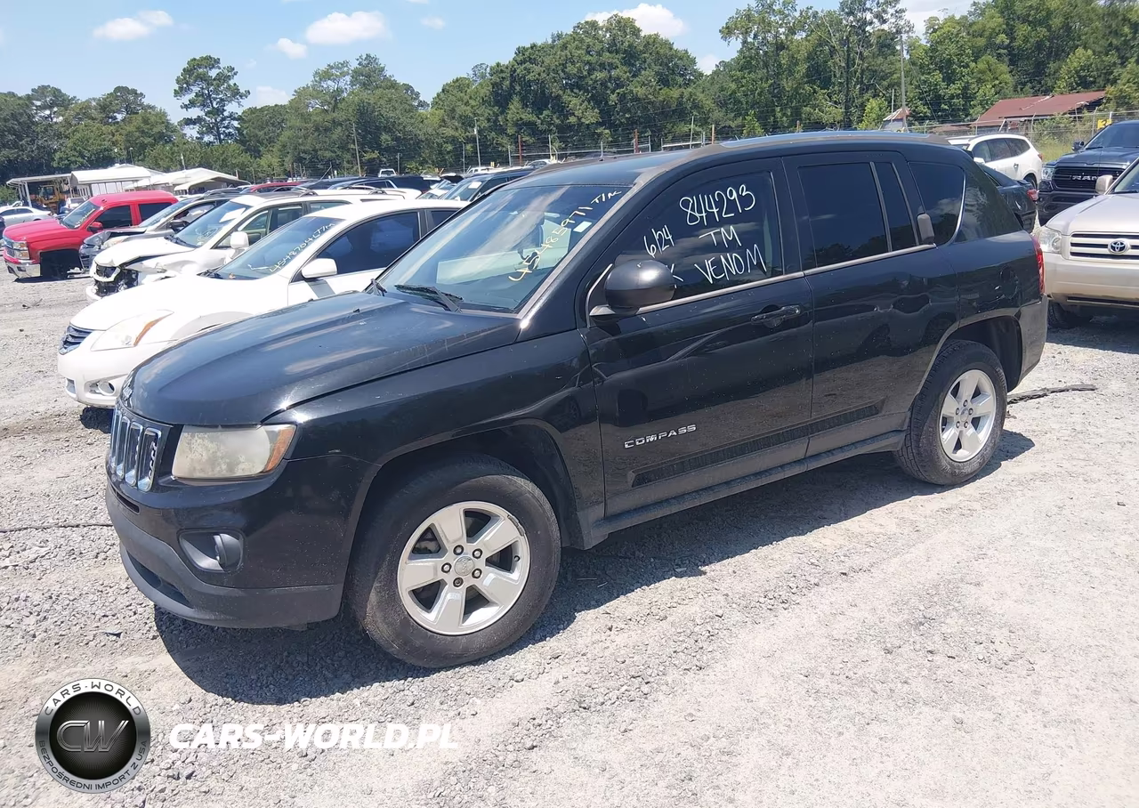 2014 Jeep Compass Sport VIN:1C4NJCBA4ED844293 - 2