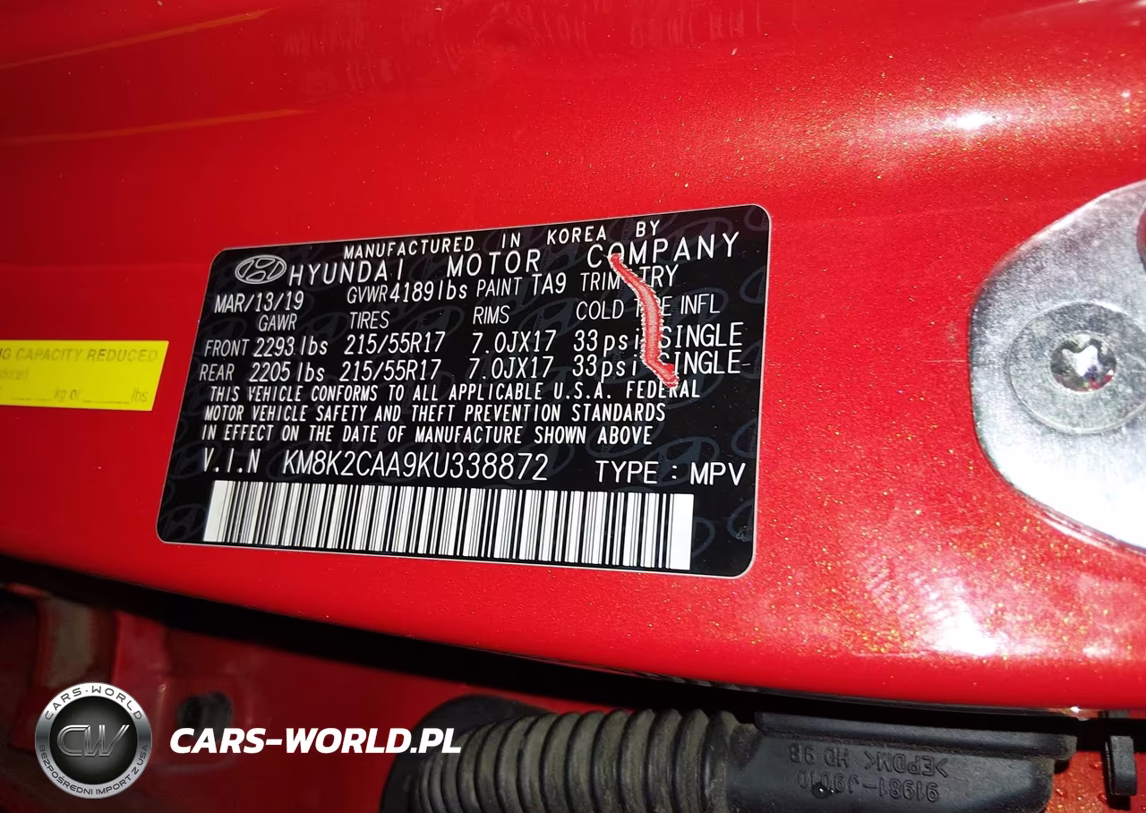 2019 Hyundai Kona Sel VIN:KM8K2CAA9KU338872 - 9