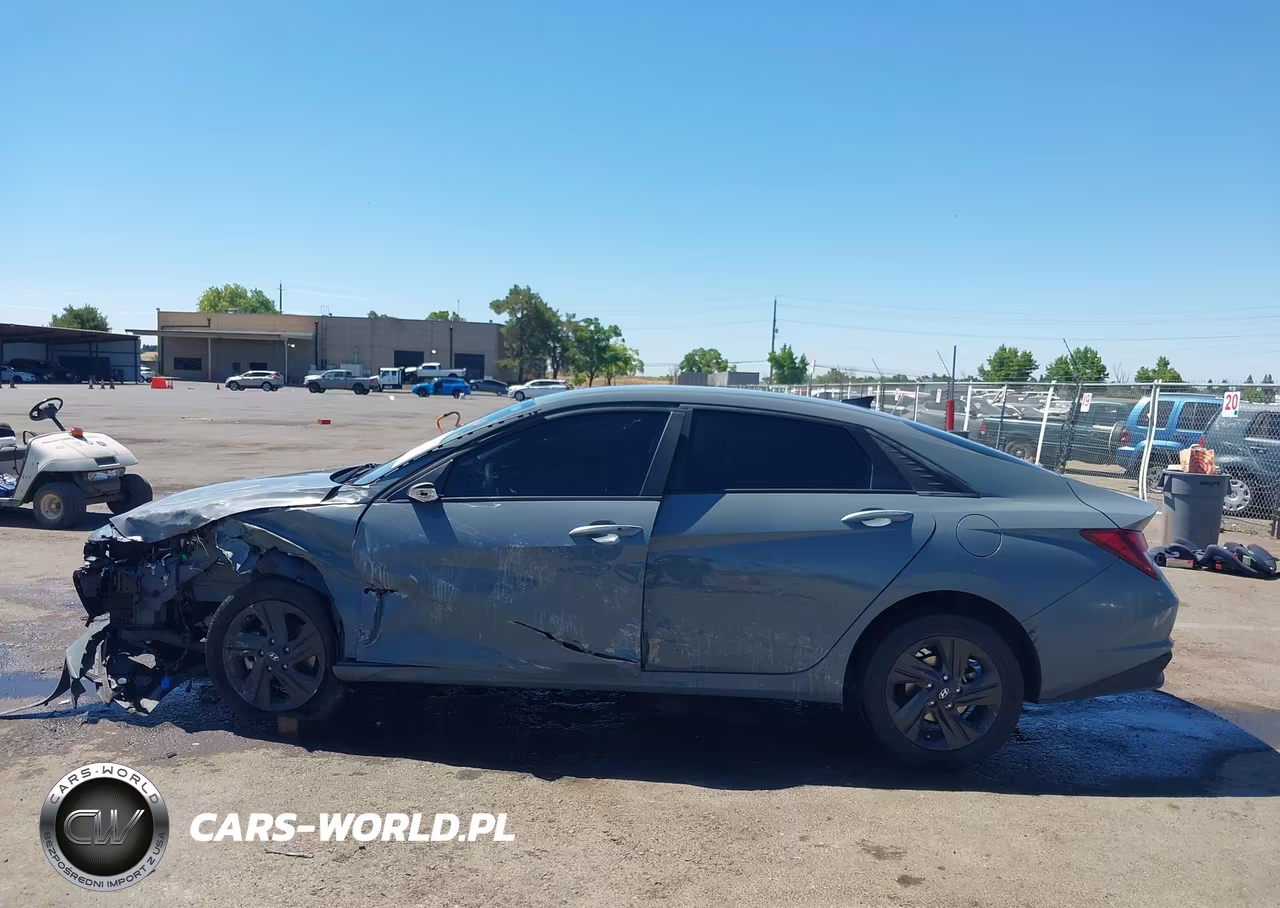 2021 Hyundai Elantra Sel VIN:KMHLS4AG1MU141261 - 14
