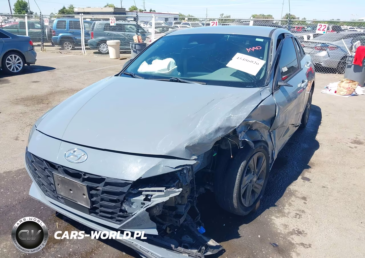 2021 Hyundai Elantra Sel VIN:KMHLS4AG1MU141261 - 2