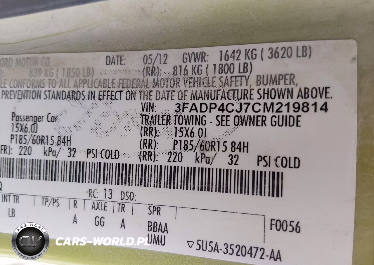 2012 Ford Fiesta Sel VIN:3FADP4CJ7CM219814 - 9