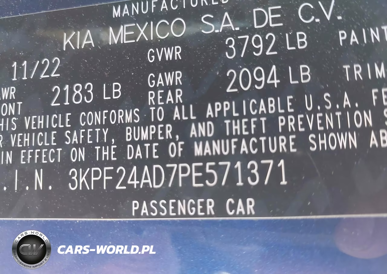 2023 Kia Forte Lxs VIN:3KPF24AD7PE571371 - 9