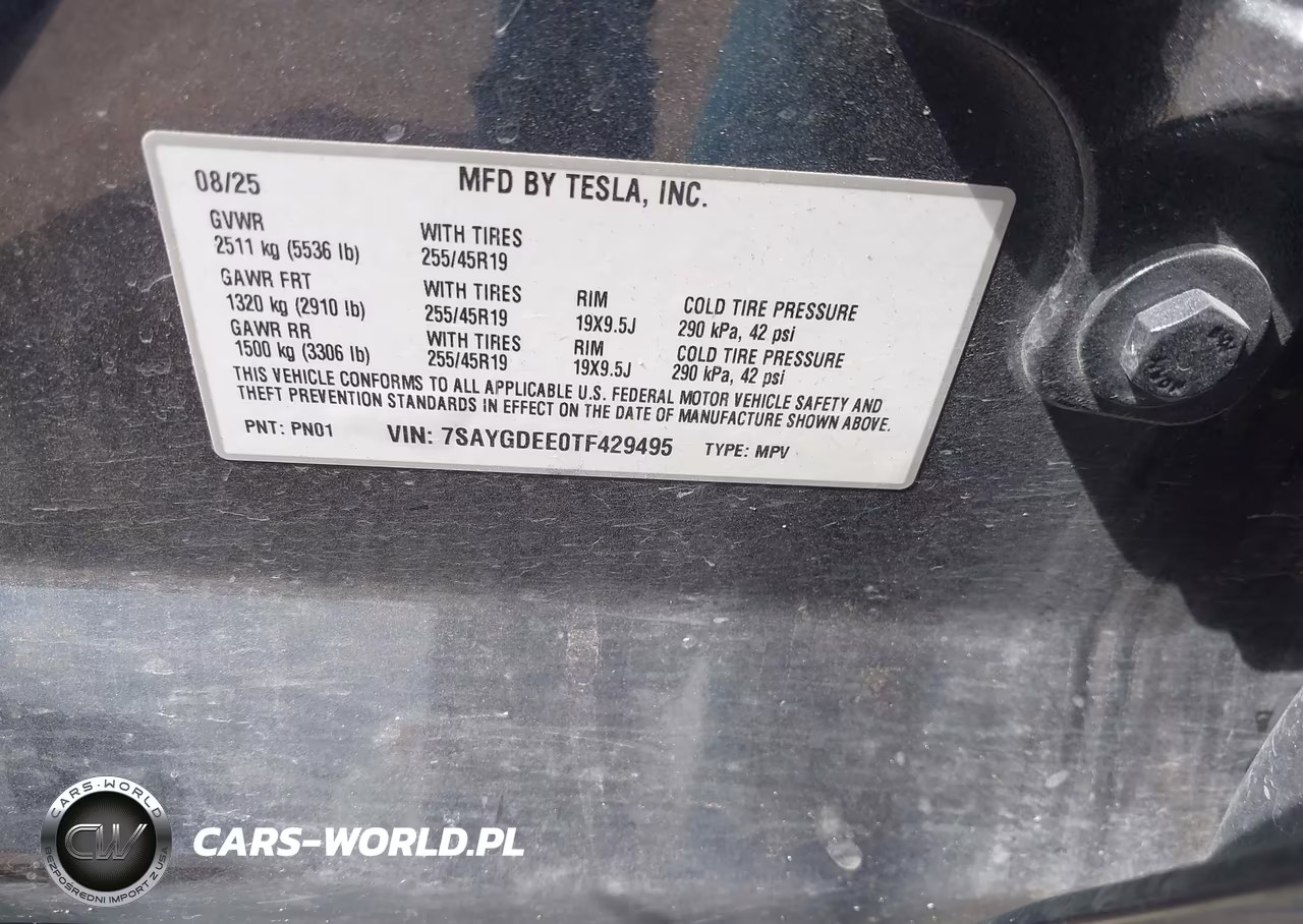 2026 Tesla Model Y All-Wheel Drive-Long Range Launch Series-Premium All-Wheel Drive VIN:7SAYGDEE0TF429495 - 9