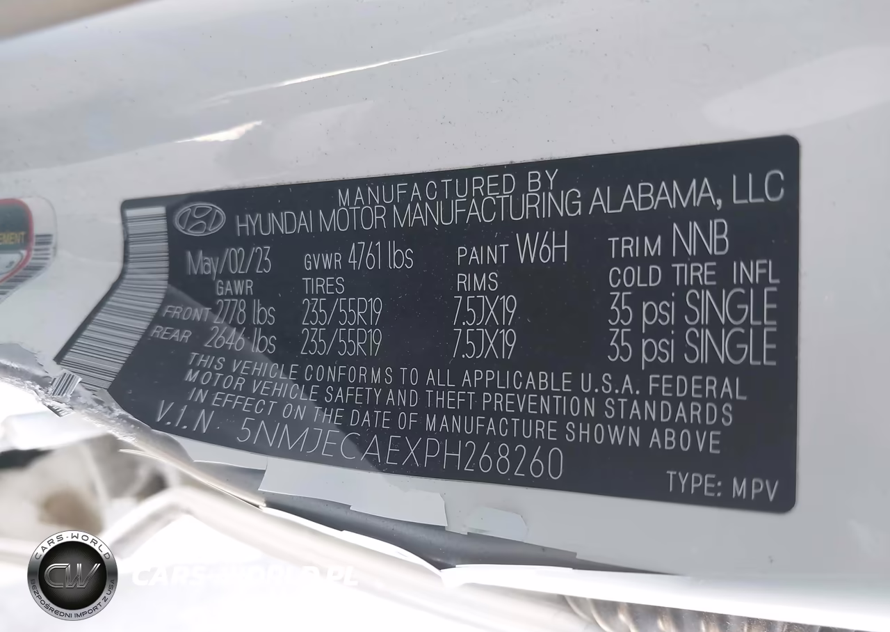 2023 Hyundai Tucson Limited VIN:5NMJECAEXPH268260 - 9
