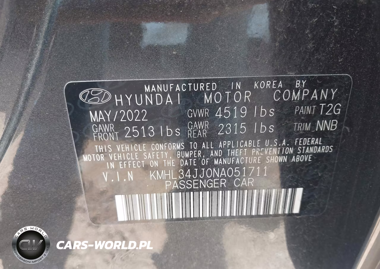 2022 Hyundai Sonata Hybrid Sel VIN:KMHL34JJ0NA051711 - 9