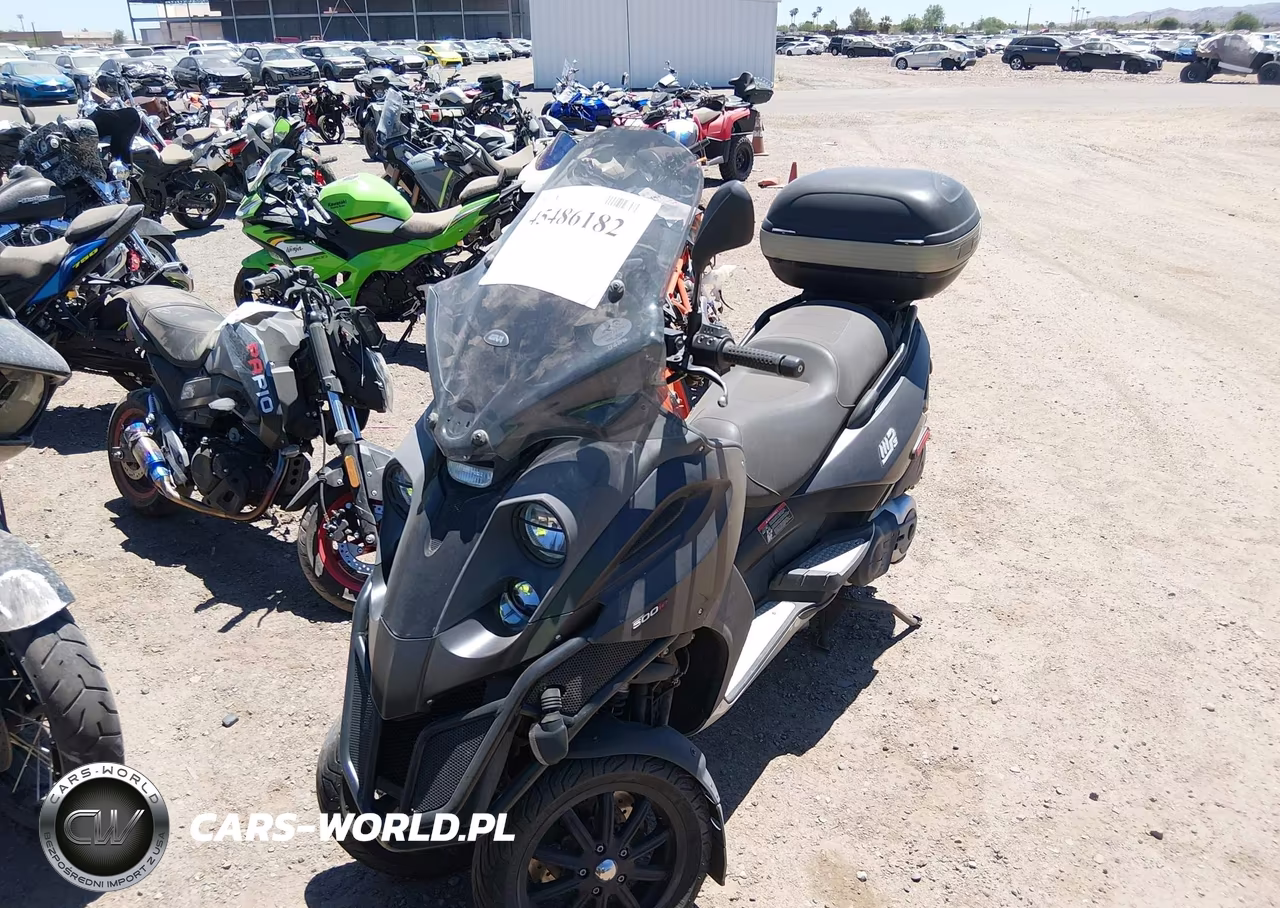 2009 Piaggio Mp3 500 VIN:ZAPM610X295001037 - 2