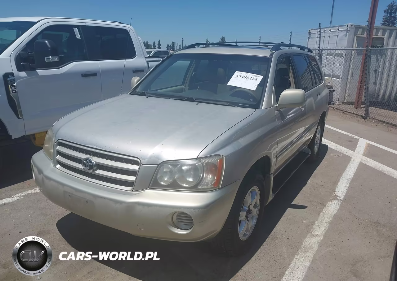 2002 Toyota Highlander V6 VIN:JTEGF21A820044861 - 2