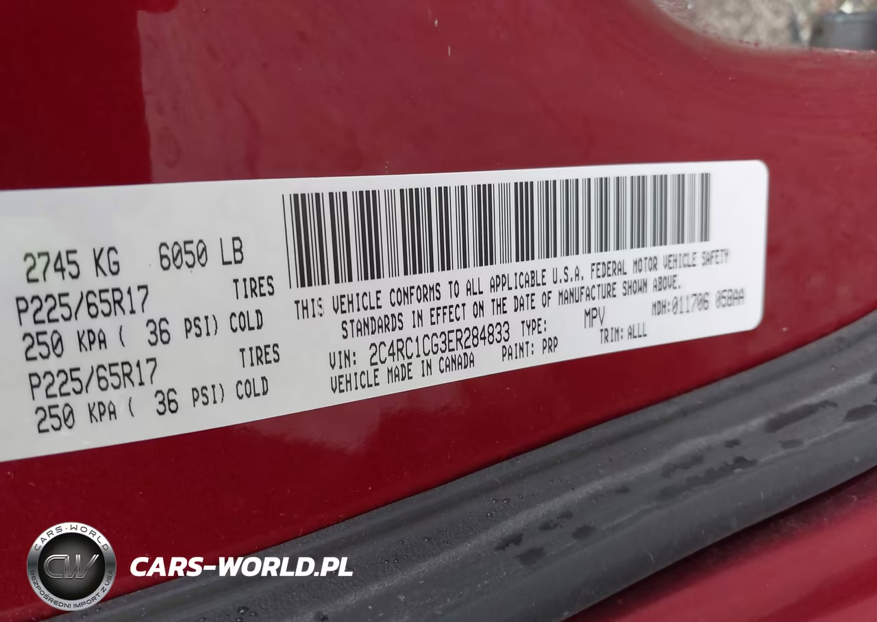 2014 Chrysler Town & Country Touring-L VIN:2C4RC1CG3ER284833 - 9