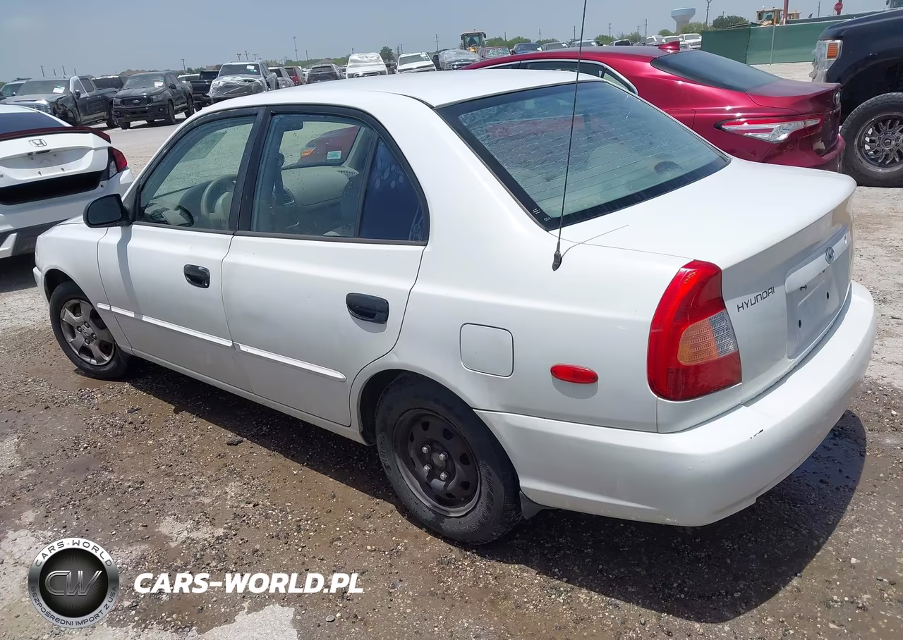 2000 Hyundai Accent Gl VIN:KMHCG45G4YU081011 - 3