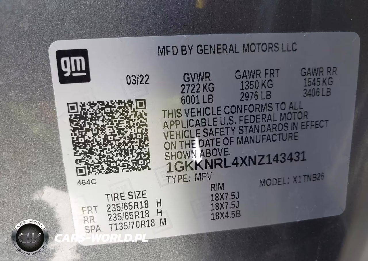 2022 GMC Acadia Awd Sle VIN:1GKKNRL4XNZ143431 - 9