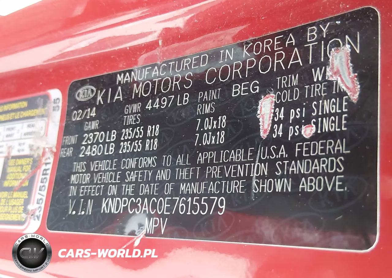 2014 Kia Sportage Ex VIN:KNDPC3AC0E7615579 - 9