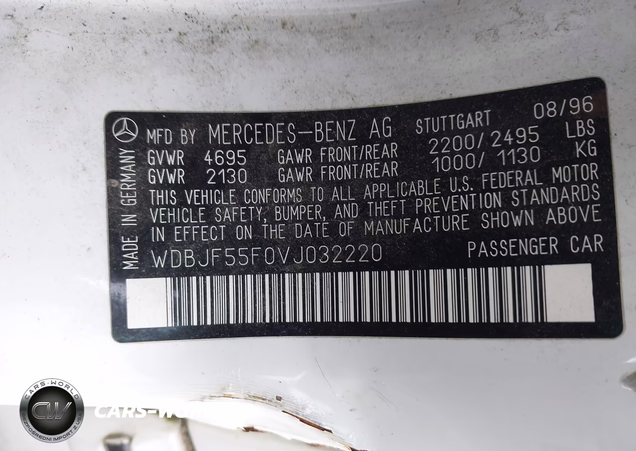 1997 Mercedes-Benz E 320 VIN:WDBJF55F0VJ032220 - 9