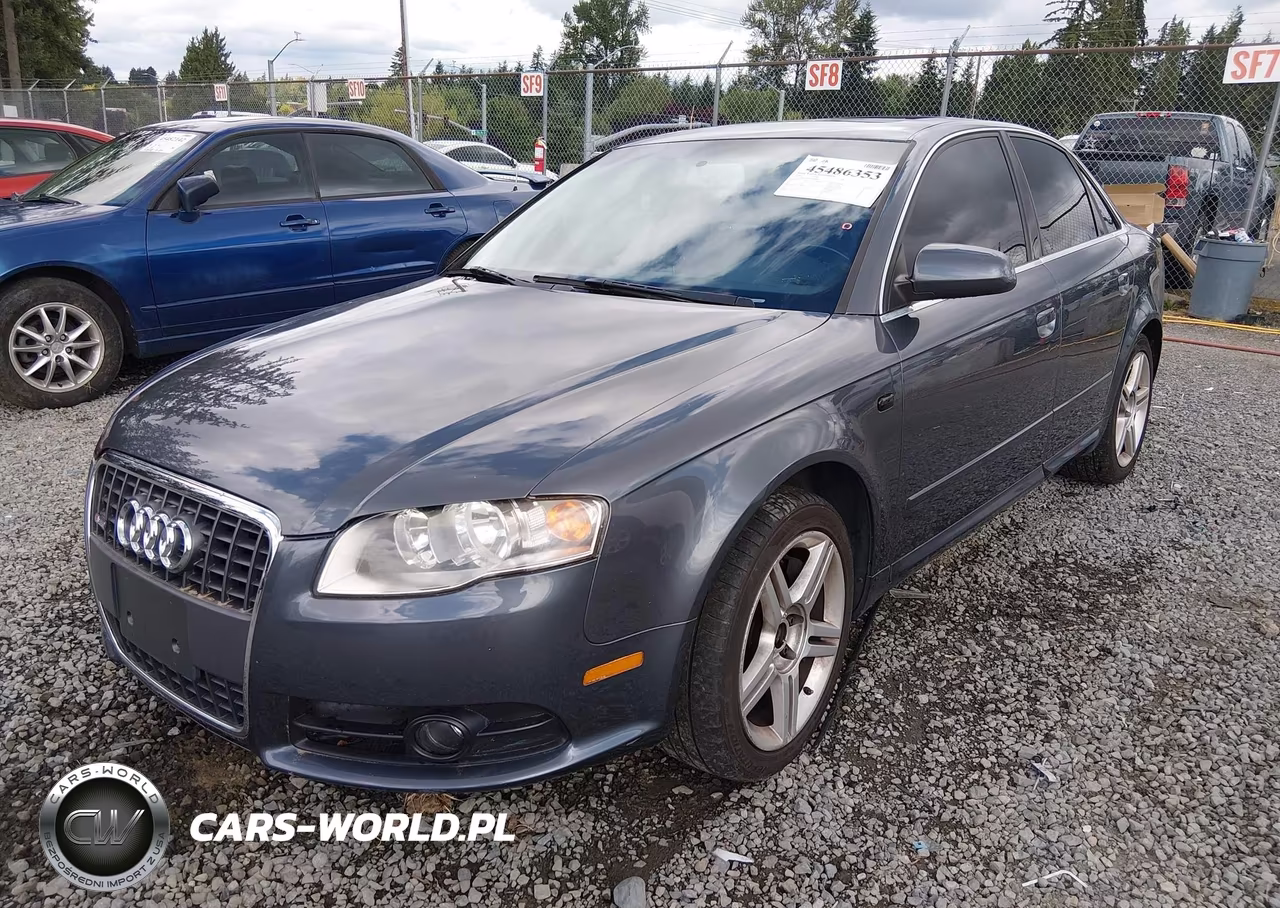 2008 Audi A4 2.0T VIN:WAUDF78E78A054486 - 2