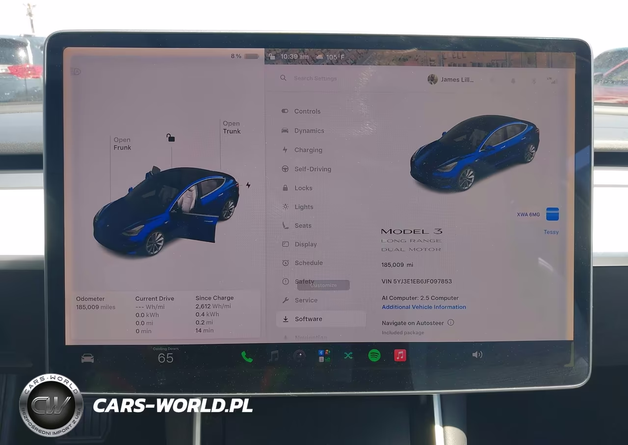 2018 Tesla Model 3 Long Range-Performance VIN:5YJ3E1EB6JF097853 - 7