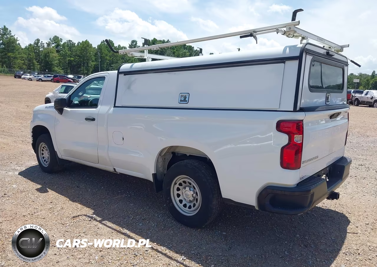 2021 Chevrolet Silverado 1500 2Wd Long Bed Wt VIN:3GCNWAEH5MG461849 - 3